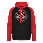 Sudadera dos tonos - Team Blacksmiths The Northern Black Forge - negro/rojo