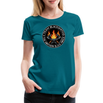 Camiseta premium mujer | Team Blacksmiths axes The Northern Black Forge - azul océano