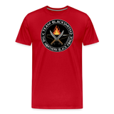 Camiseta prémium hombre | Team blacksmith knife The Northern Black Forge - rojo