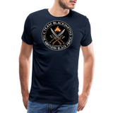 Camiseta prémium hombre | Team Blacksmiths weapons The Northern Black Forge - azul marino