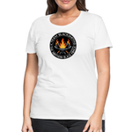 Camiseta premium mujer | Team Blacksmiths axes The Northern Black Forge - blanco