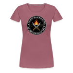 Camiseta premium mujer | Team Blacksmiths knife The Northern Black Forge - malva