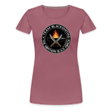 Camiseta premium mujer | Team Blacksmiths knife The Northern Black Forge - malva