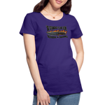 Camiseta premium mujer | KnifeMaker The Northern Black Forge - púrpura