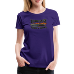 Camiseta premium mujer | KnifeMaker The Northern Black Forge - púrpura