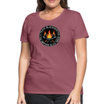 Camiseta premium mujer | Team Blacksmiths axes The Northern Black Forge - malva