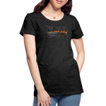 Camiseta premium mujer | KnifeMaker The Northern Black Forge - antracita