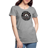 Camiseta premium mujer | Arte Runas The Northern Black Forge - gris jaspeado