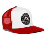 Gorra de malla - Arte Runas The Northern Black Forge - blanco/rojo