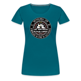 Camiseta premium mujer | Arte Runas The Northern Black Forge - azul océano