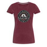 Camiseta premium mujer | Team Blacksmiths The Northern Black Forge - rojo bordeaux salpicado