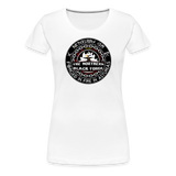 Camiseta premium mujer | Arte Runas The Northern Black Forge - blanco