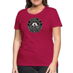 Camiseta premium mujer | Arte Runas The Northern Black Forge - rosado oscuro