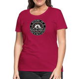 Camiseta premium mujer | Arte Runas The Northern Black Forge - rosado oscuro