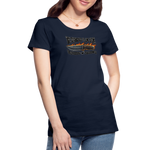 Camiseta premium mujer | KnifeMaker The Northern Black Forge - azul marino