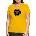 Camiseta premium mujer | Team Blacksmiths knife The Northern Black Forge - amarillo sol