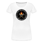 Camiseta premium mujer | Team Blacksmiths knife The Northern Black Forge - blanco