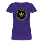 Camiseta premium mujer | Team Blacksmiths knife The Northern Black Forge - púrpura