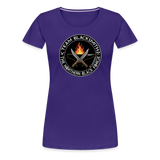 Camiseta premium mujer | Team Blacksmiths knife The Northern Black Forge - púrpura