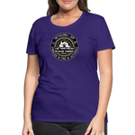 Camiseta premium mujer | Arte Runas The Northern Black Forge - púrpura