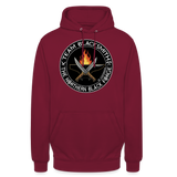 Sudadera clásica | Team Blacksmiths knife The Northern Black Forge by Arte Runas - rojo bordeaux