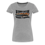 Camiseta premium mujer | KnifeMaker The Northern Black Forge - gris jaspeado
