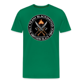 Camiseta prémium hombre | Team Blacksmiths weapons The Northern Black Forge - verde 