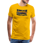 Camiseta prémium hombre | KnifeMaker The Northern Black Forge - amarillo sol