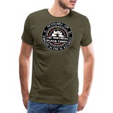 Camiseta prémium hombre | Arte Runas The Northern Black Forge - caqui