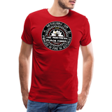 Camiseta prémium hombre | Arte Runas The Northern Black Forge - rojo