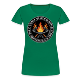 Camiseta premium mujer | Team Blacksmiths axes The Northern Black Forge - verde 