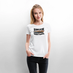 Camiseta premium mujer | KnifeMaker The Northern Black Forge - blanco
