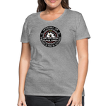 Camiseta premium mujer | Arte Runas The Northern Black Forge - gris jaspeado