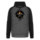 Sudadera dos tonos - Team Blacksmiths knife The Northern Black Forge - gris grafito/negro