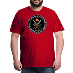 Camiseta prémium hombre | Team Blacksmiths weapons The Northern Black Forge - rojo