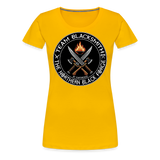 Camiseta premium mujer | Team Blacksmiths weapons The Northern Black Forge - amarillo sol