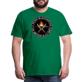 Camiseta prémium hombre | Team blacksmith knife The Northern Black Forge - verde 