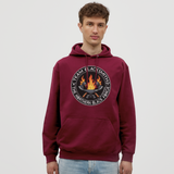 Sudadera clásica | Team Blacksmiths axes The Northern Black Forge by Arte Runas - rojo bordeaux