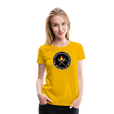 Camiseta premium mujer | Team Blacksmiths knife The Northern Black Forge - amarillo sol