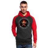 Sudadera dos tonos - Team Blacksmiths knife The Northern Black Forge - negro/rojo