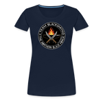 Camiseta premium mujer | Team Blacksmiths knife The Northern Black Forge - azul marino