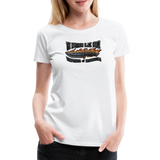 Camiseta premium mujer | KnifeMaker The Northern Black Forge - blanco