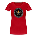 Camiseta premium mujer | Team Blacksmiths knife The Northern Black Forge - rojo