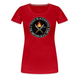 Camiseta premium mujer | Team Blacksmiths knife The Northern Black Forge - rojo