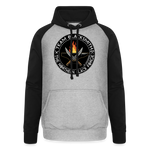 Sudadera dos tonos - Team Blacksmiths knife The Northern Black Forge - gris jaspeado/negro