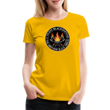 Camiseta premium mujer | Team Blacksmiths axes The Northern Black Forge - amarillo sol