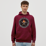 Sudadera clásica | Team Blacksmiths knife The Northern Black Forge by Arte Runas - rojo bordeaux