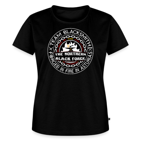 Camiseta premium mujer | Team Blacksmiths The Northern Black Forge - negro