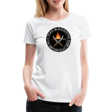 Camiseta premium mujer | Team Blacksmiths knife The Northern Black Forge - blanco