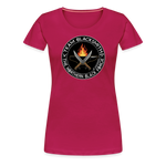 Camiseta premium mujer | Team Blacksmiths knife The Northern Black Forge - rosado oscuro